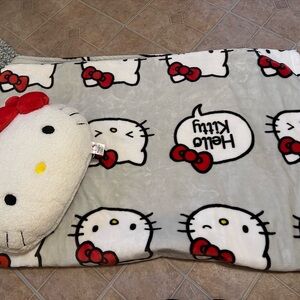 Full/queen Blanket w/ matching throw pillow